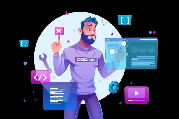 Web Development Illustration